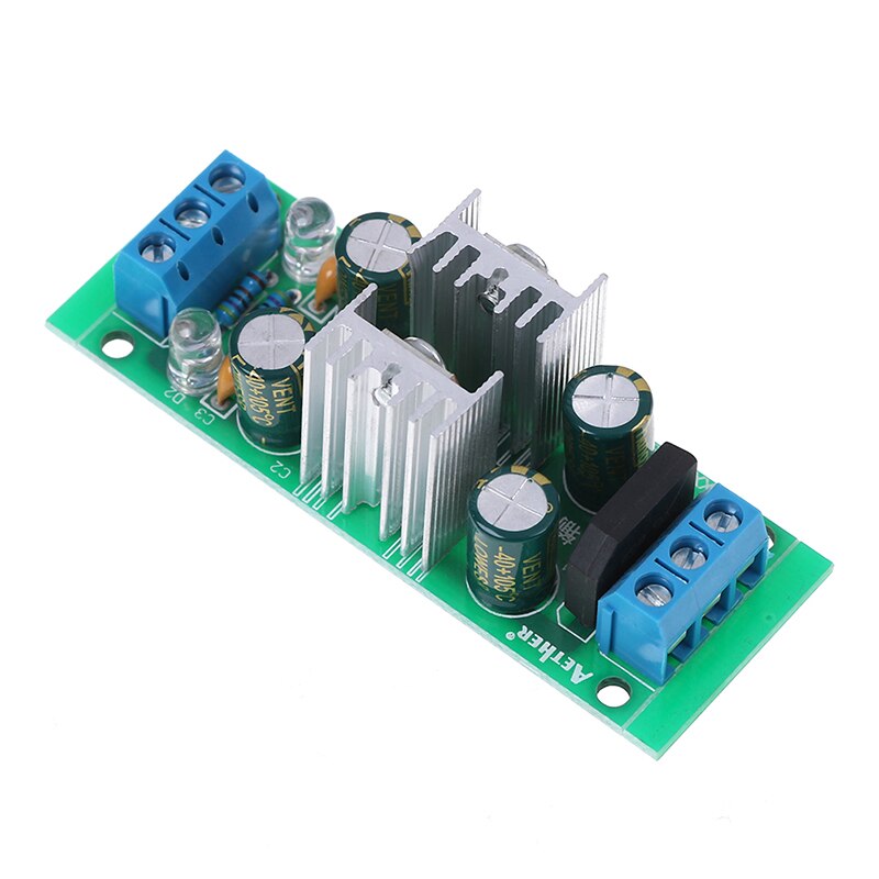 1Pcs Dc 18 ~ 35V Ac 15 ~ 25V LM7815 + LM7915 + - 15V Power supply Module Dual Voltage Regulator Gelijkrichter Brug Voeding Module