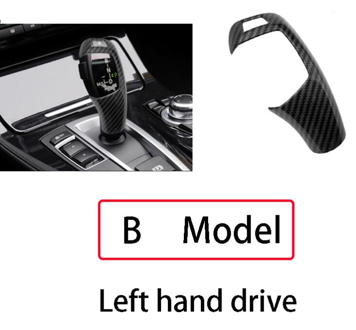 Auto Innen Multimedia-Taste Aufkleber Getriebe Kopf Rahmen Shift-Trim Für BMW F01 F07 F10 11 F20 F22 F25 F26 f30 F32 F34 F36 RHD/LHD: B model frame