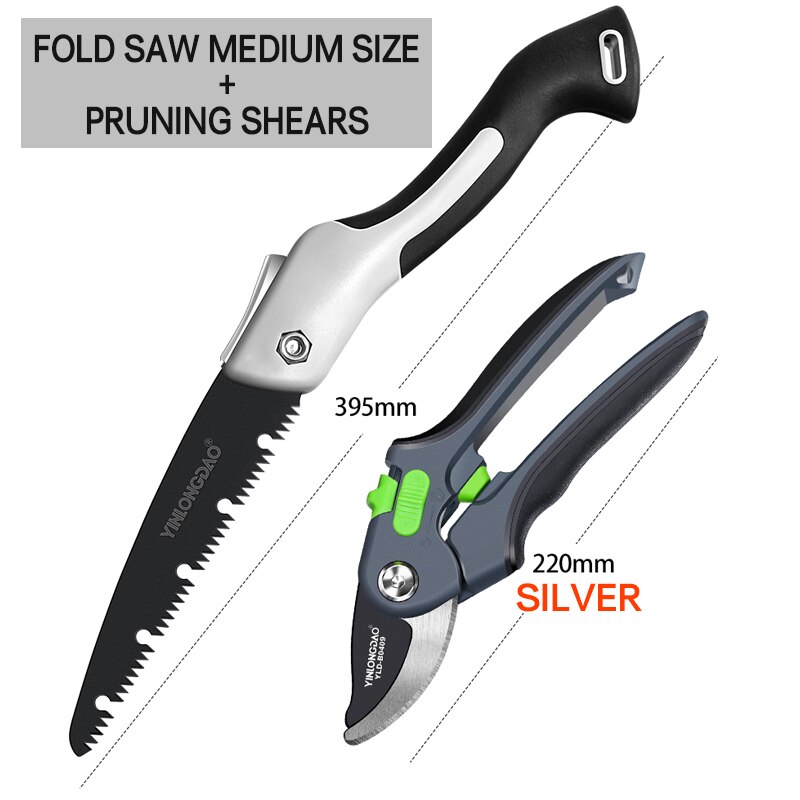 AI-ROAD Home Garden Pruning Shear Set Plant Trim Scissors Cutting 35MM Branches Fruit Trees Flowers Sharp Pruner Hand Tool: Pangolin.Silver Snak