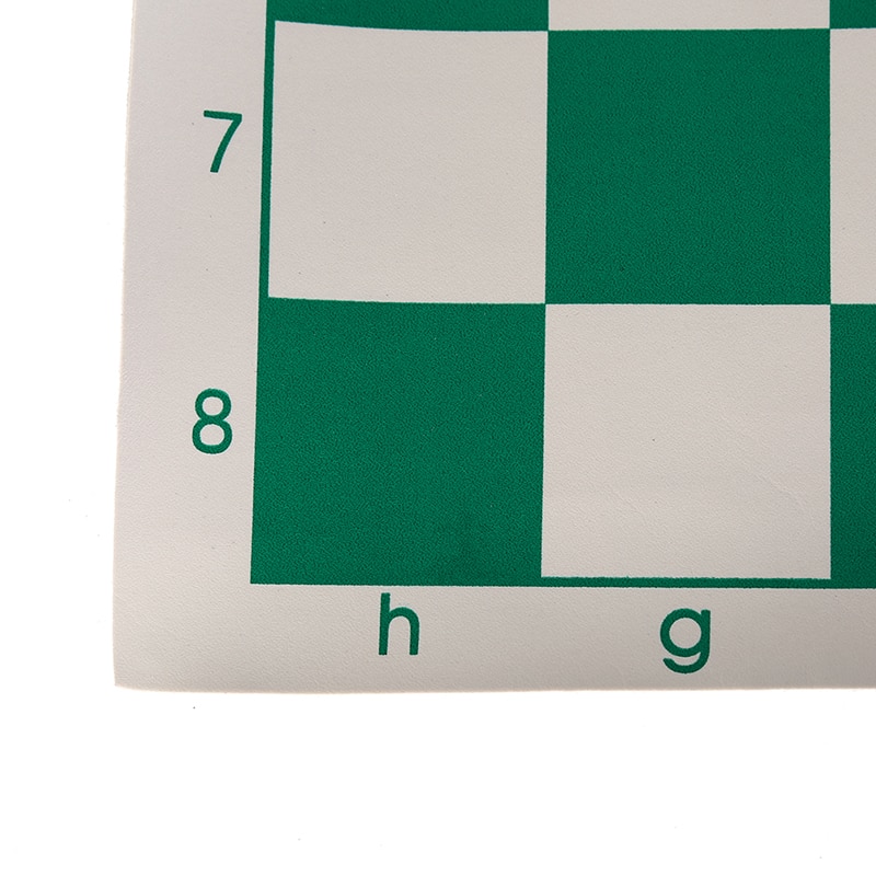 34.5cm x 34.5cm vinyl skakbræt til børns pædagogiske spil tilfældig farve magnetisk bræt til skak