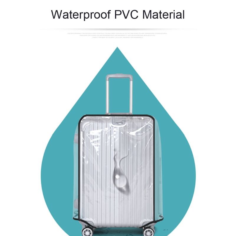 Bagage Cover Clear Pvc Koffer Cover Voor Handbagage