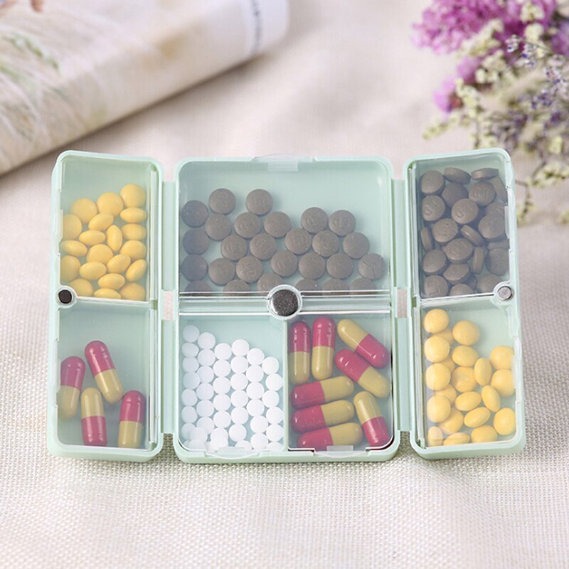 1pc 7 dages pille opbevaring magnet æske medicin beholder holder dispenser taske organizer