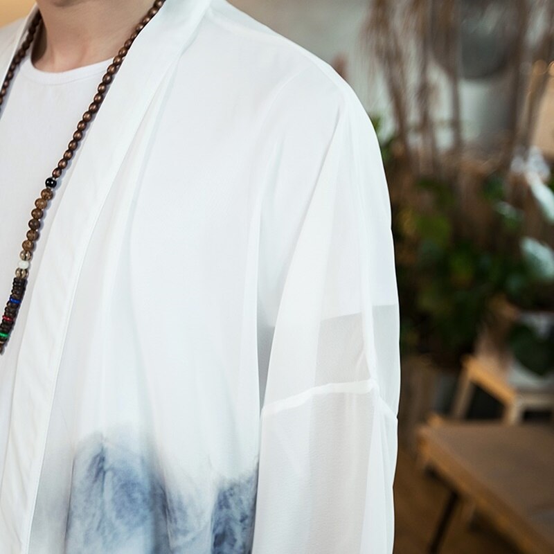 Traditional Chinese Clothing For Men Asian Clothes Kung Fu Shirt Oriental Robe Long Cardigan Chinese Traditional Costum 10610