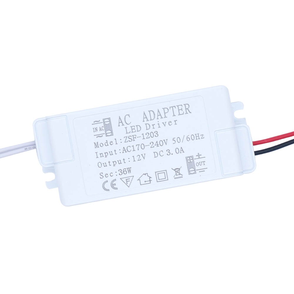 12V Voeding Met Case Led Driver Transformator 6W 12W 18W 24W 36W 48W 60W Led Voeding AC220V Voor Driver Led Strip