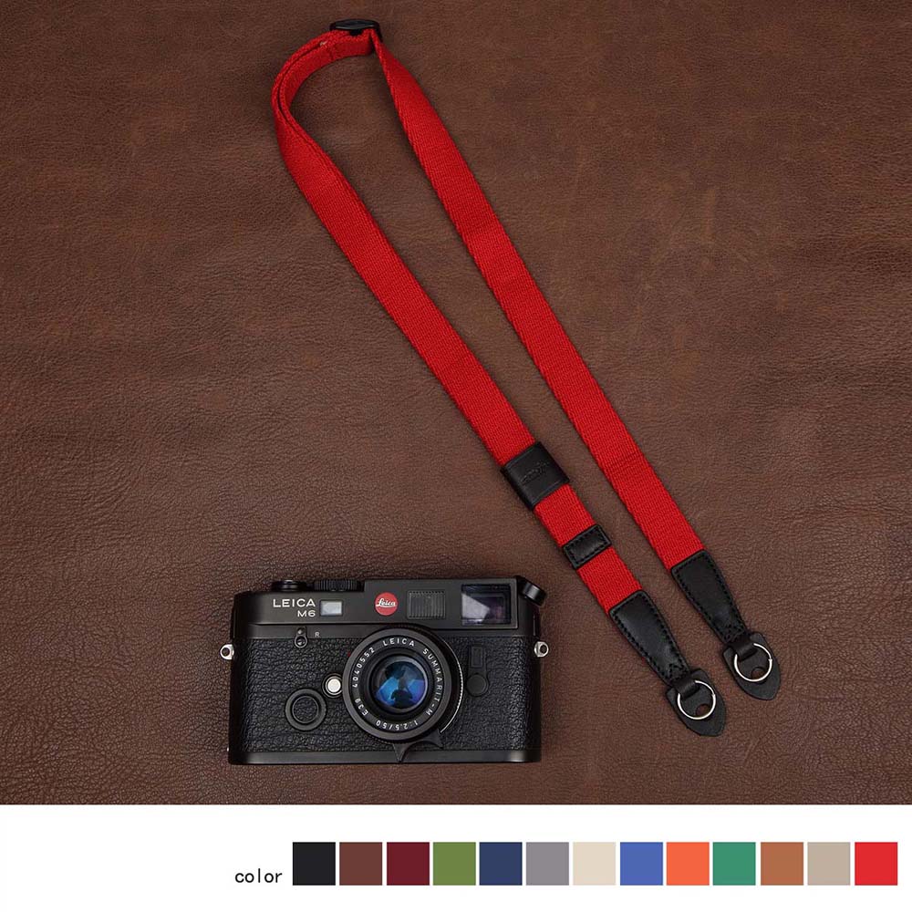 cam-in 1441-1455 Universal Camera Strap Neck Shoulder Carring Belt 15 colors Comfortable cotton and soft leather