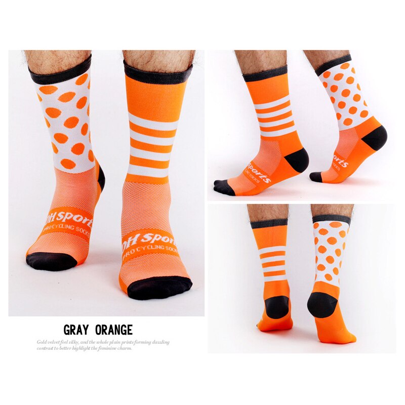 Cycling Socks Cycling Sports Socks Running Skateboard In-tube Breathable Compression Men Women Wear-resistant: 6 / L