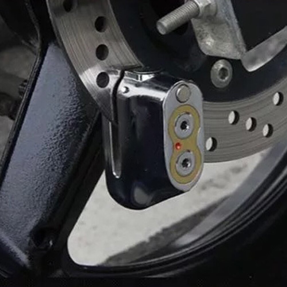 Verrou de sécurité pratique pour moto avec frein à disque, cadenas antivol, clé universelle robuste pour Scooter