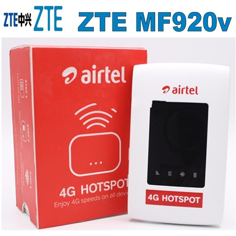 UNLOCKED ZTE MF920V 4G LTE WiFi Modem Router