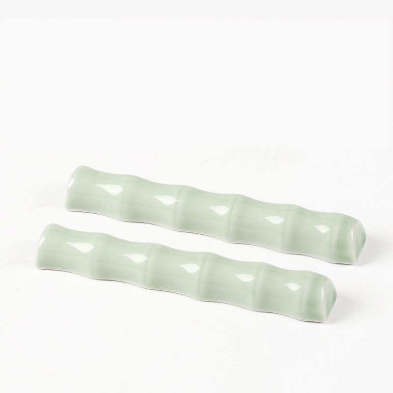Presse-papier classique avec repose-pinceau pour adulte, stylo de calligraphie chinoise, peinture à l&#39;encre, poterie créative en céramique,: B4 2pcs