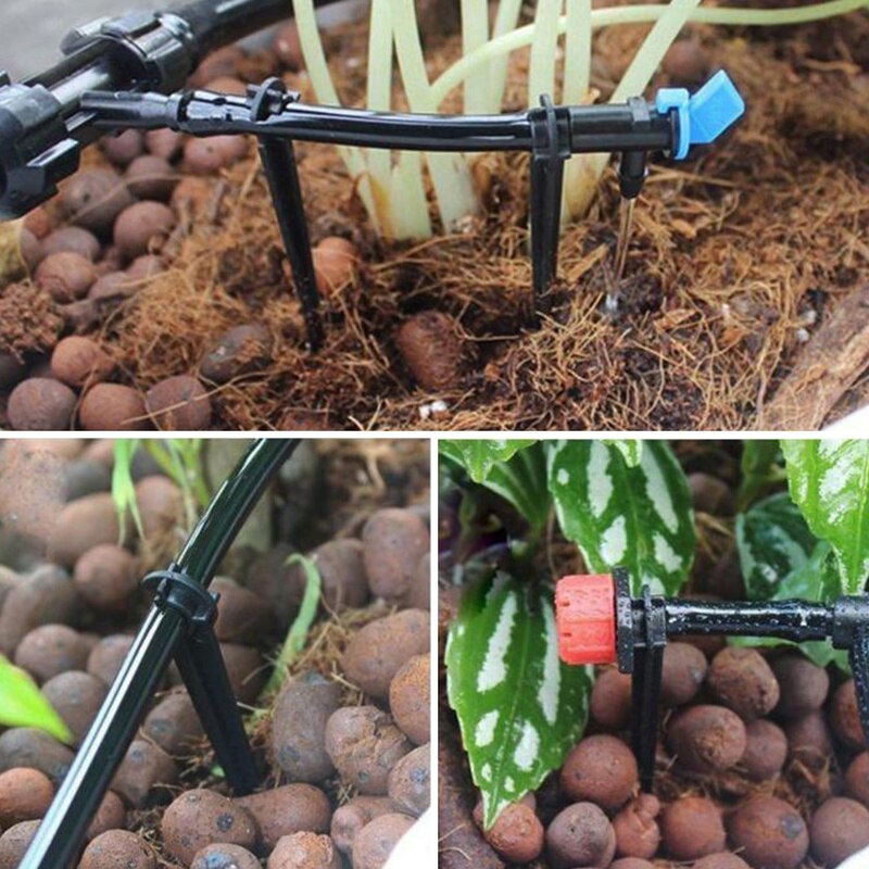 Kit de connecteur de goutte-à-goutte pour tuyau d'arrosage, arrosage automatique de 25M, Micro système d'irrigation goutte-à-goutte, Spray pour plantes