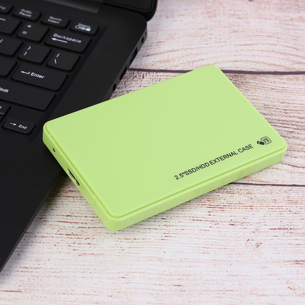 2.5 Inch USB3.0 Naar Sata Ssd Hdd Case Harde Schijf Behuizing Externe 5 Gbps Hdd Disk Box Ondersteuning 2Tb voor Windows Mac Os
