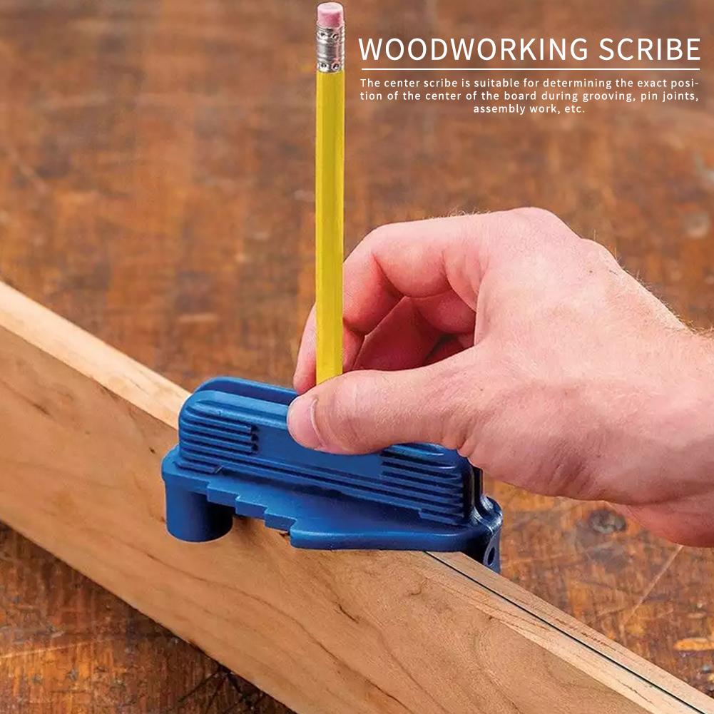 92mm Center Finder Line Scriber Center Marking Gauge for Carpenter Quick Drawing Center Line Woodworking Tool