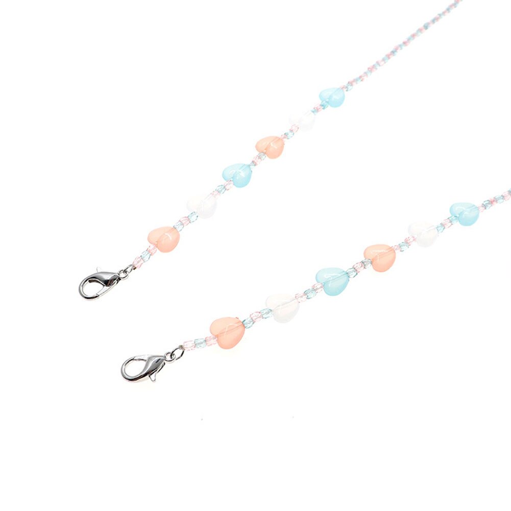 Cuerda colgante para mascarilla, cordón ajustable para máscara facial, sin huellas, dos ganchos, cadena para gafas para niños