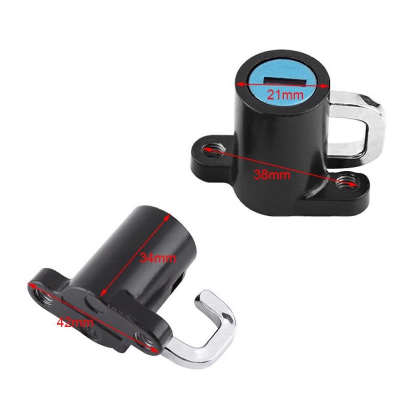 Universal- Motorrad Helm sperren Motorrad Fahrrad Helm sperren Auto-Styling Hängen Haken Helm Quad sperren Haken Mit 2 Tasten einstellen