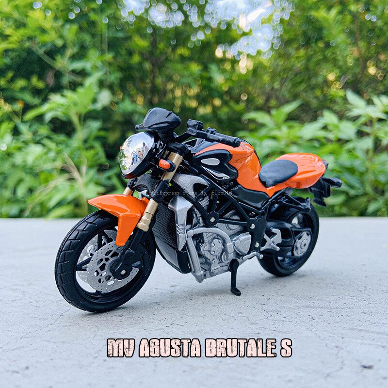 Bburago 1:18 KTM-450 SX-F Factory Edition Static Die Cast Vehicles Collectible Motorcycle Model Toys: mv Brutale S