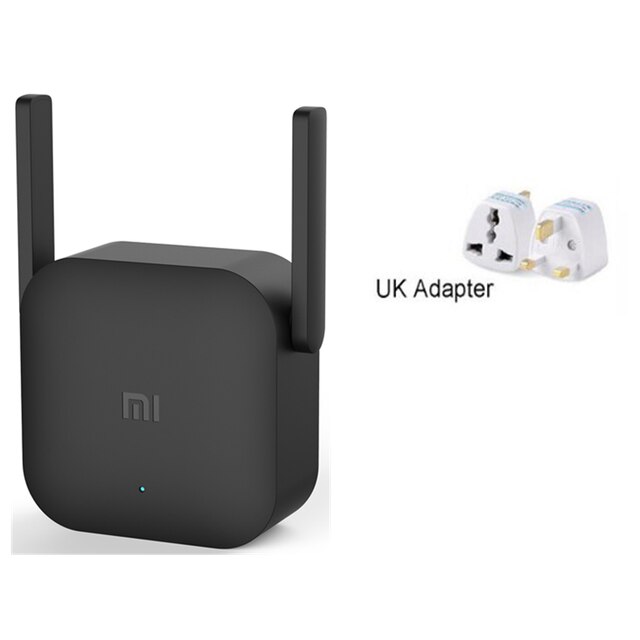 Mini Xiaomi WiFi Router Verstärker Profi Router Сетевой усилитель 300M Netzwerk Expander Verstärker Energie Verlängerung Roteador 2 Antenne: hinzufügen UK Adapter 1pc