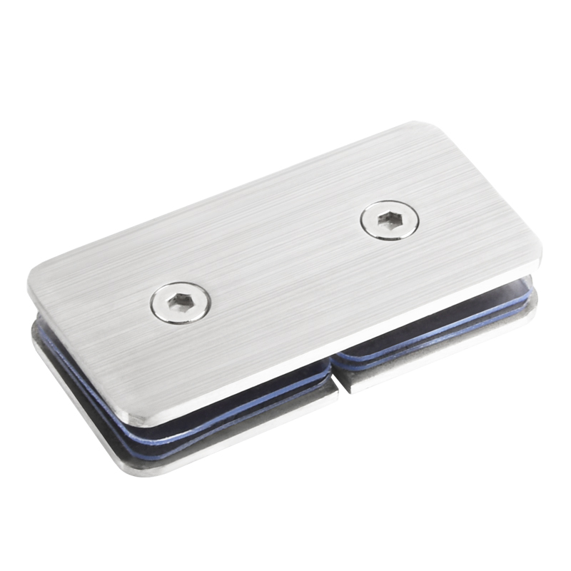 1Pcs 304 Roestvrij Staal Glas Klem Beugel Houder Zware Clam Plank Clip Ondersteuning Douche Spiegel L-kamp Badkamer Clip