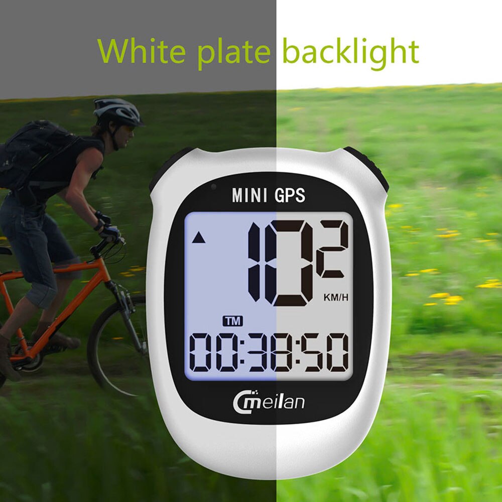 Mini Bike GPS Computer Wireless LCD Display Speedometer Cycling Computer Odometer Waterproof USB rechargeable