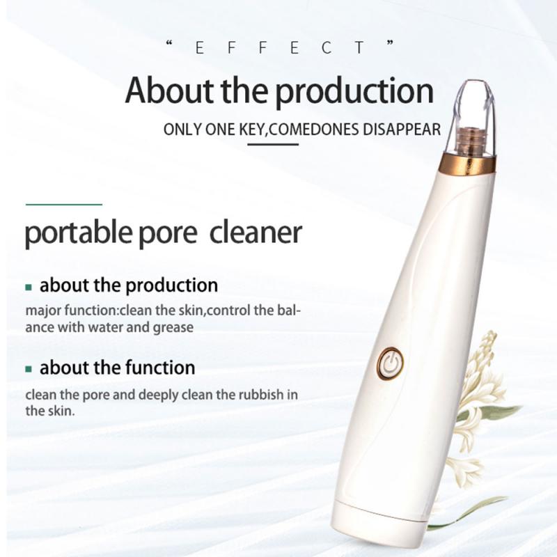 Blackhead Remover Skin Care Pore Vacuum Acne Removal Vacuum Suction Tool Facial Dermabrasion Machine Face Clean Blemish Removers: colorful package