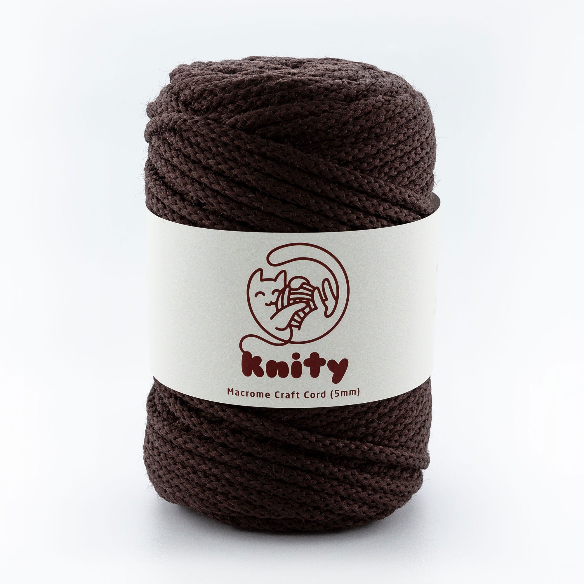 Knity Macrame Craft Cord 5mm Yarn 100m Fiber Crochet Knitting Braiding Knotting Weaving Chain Thread Handmade Rope Natural Braid: 116