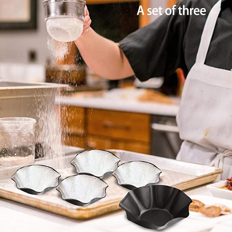 3Pcs Tortilla Maker Large-Nonstick Taco Shell Maker Salad Bowl Perfect Tortilla Pan