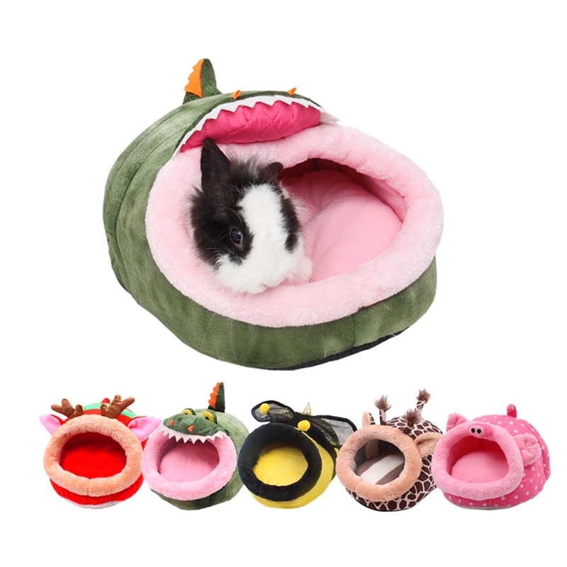 Maison pour animaux de compagnie, cochons d'inde, furets, hamsters, hérissons, lapins, rats hollandais, lit super chaud pour petits animaux