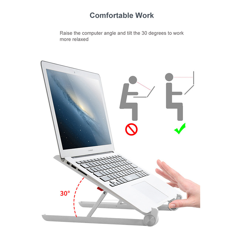 Portable Folding Laptop Stand Houder Verstelbare Hoek Lifting Computer Beugel Koeler Rack Voor 11 Tot 15.6 Inch Laptop