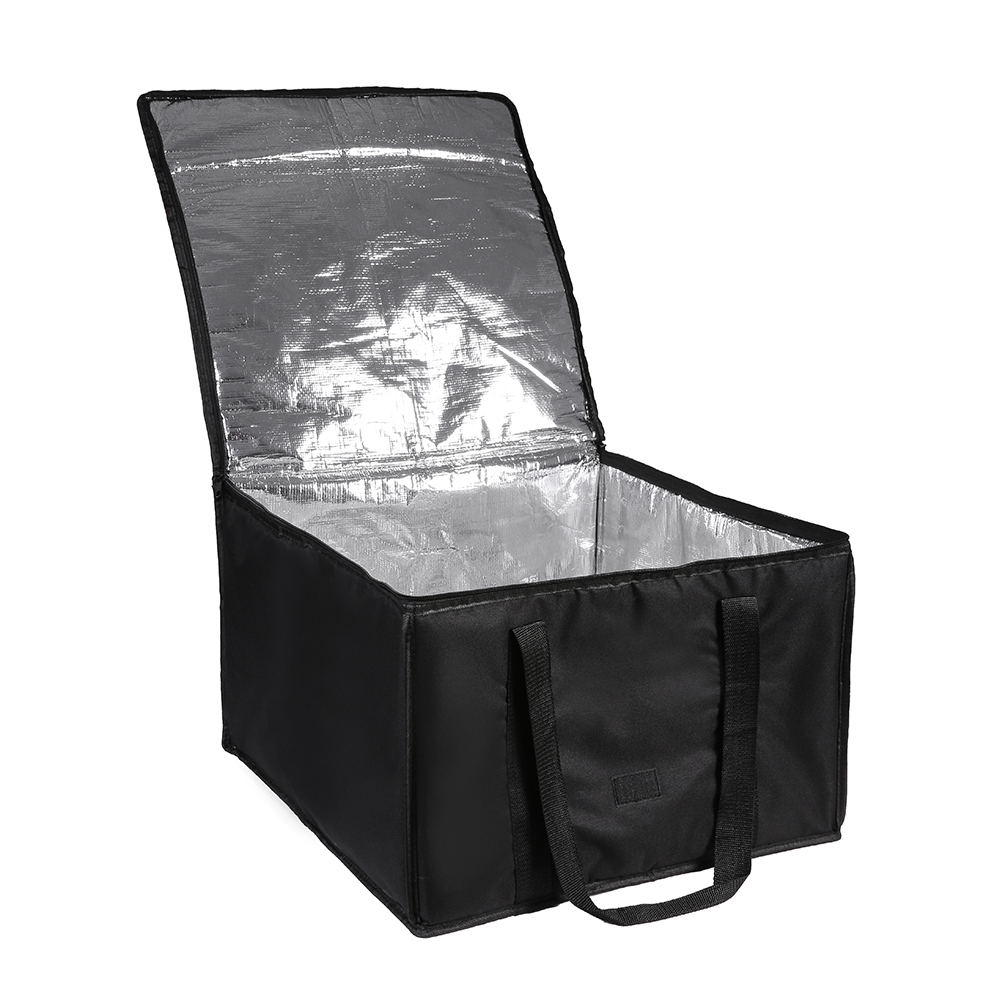 Isolert Matpose for Pizza & Burger - Stor Premium - 50x50x35.5cm - Forsterket Bunn