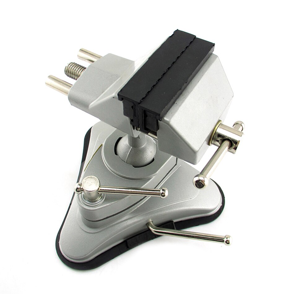 Portable Vise Bench Clamp Vise Aluminum Upscale Movable Table Vise 360 Degree Adjustable RH-003