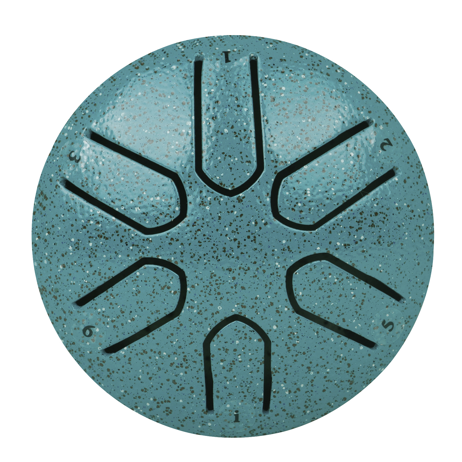 Mini tambor de lengüeta de acero de 3 pulgadas y 6 tonos, tambores de mano con baquetas, instrumentos musicales de percusión, accesorios de tambor de