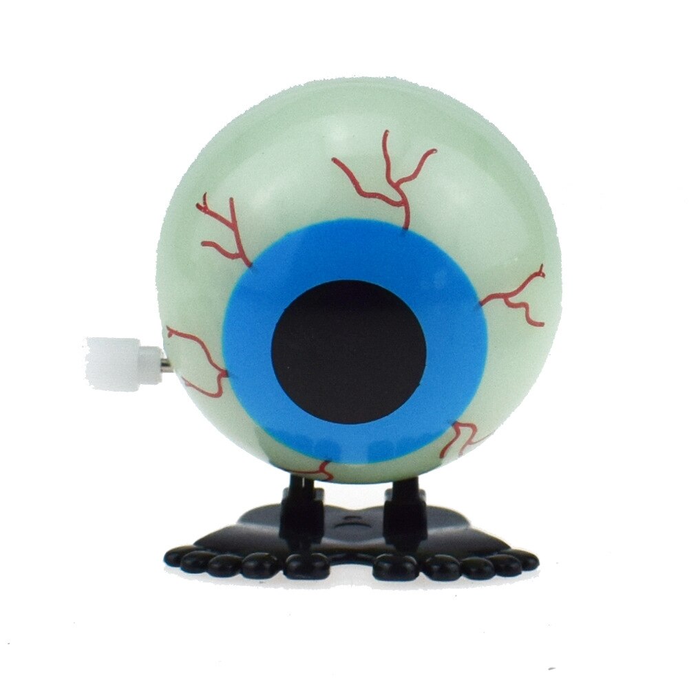 Novelty Funny Winding Spring-Winding with Eyes Jumping Teeth Ghost Teeth Halloween Christmas Small Toy: Jumping Night Light Giant Eyeball