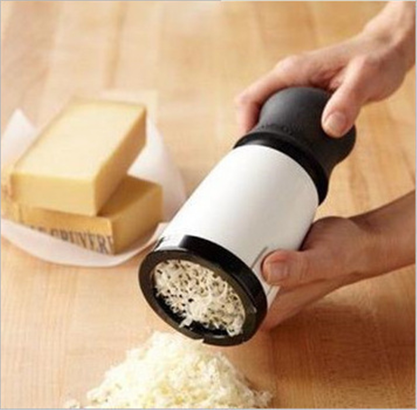 Stainless Steel Cheese Grater Kitchen Gadgets Chocolate GraterHand Operated Tools With 2 Differnt Blades Hand Cheese Cutter Tool