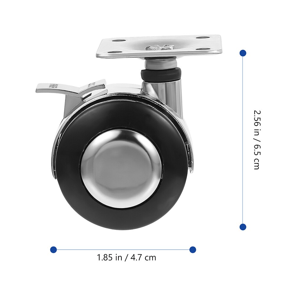 5pcs Office Chair Caster Wheels Furniture Rotation Swivel Wheel