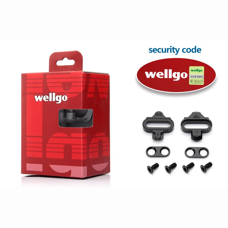 Wellgo Pedals MTB Cycling Mountain Bike Pedals Clipless SPD Compatible Self-locking Ultralight Aluminum Alloy R120B