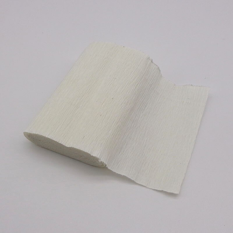 250*15cm Crinkled Crepe Paper Flower Wrapping Craft DIY Paper Streamer Scrapbooking Origami Party Decoration Packing Material: Beige