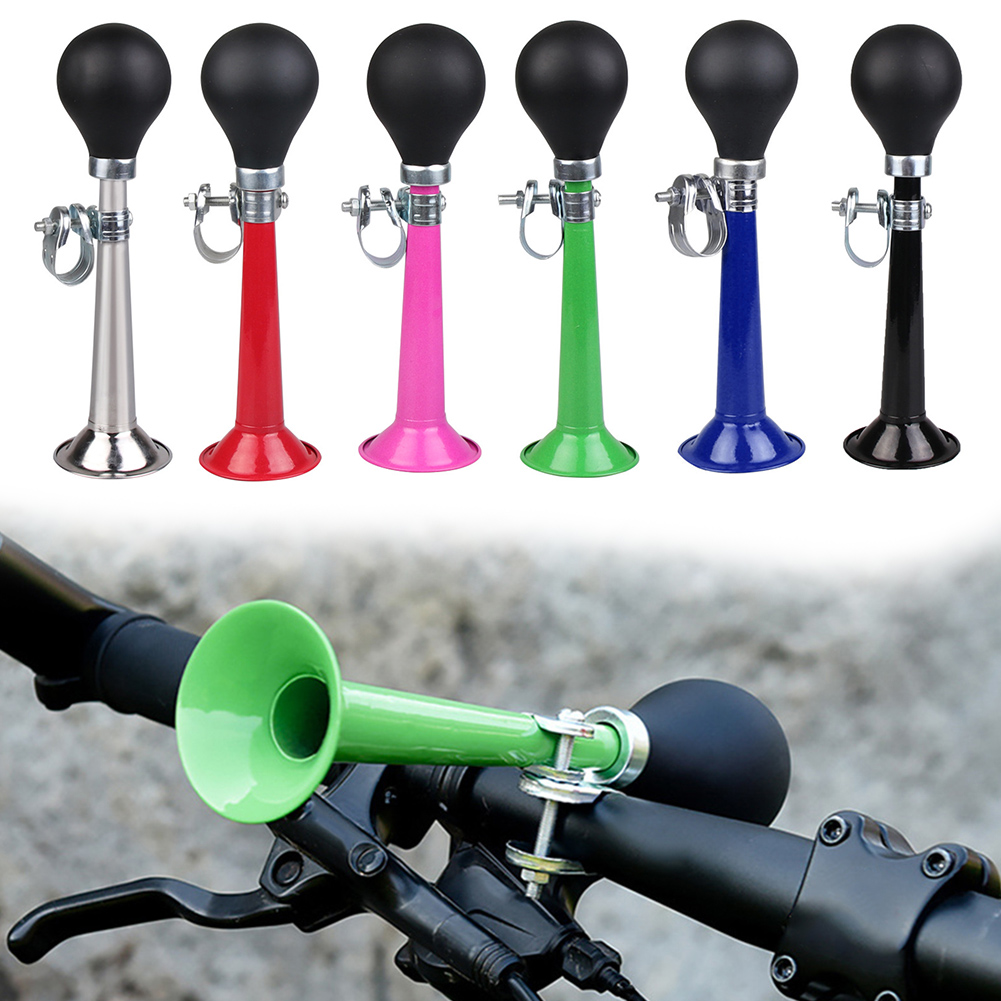 Bugle Horn Retro Clown Horn Bike Horn Classical Vintage Metal Loudspeaker Bike Air Horn For Vehicles Bicycles Non-Electronic