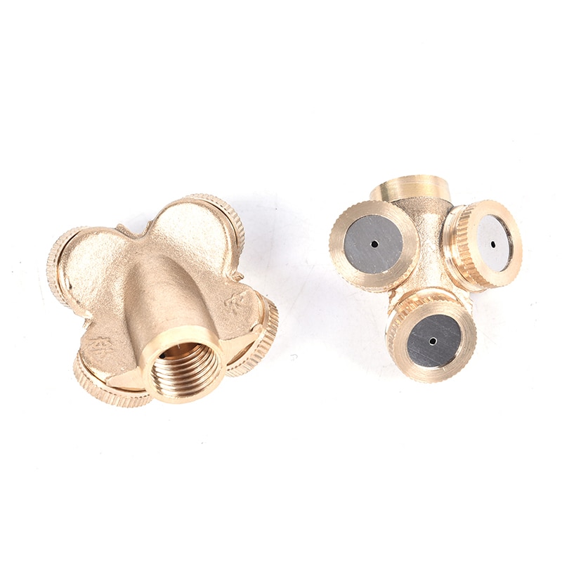 Brass Agricultural Mist Spray Nozzle Garden Irrigation System lawn Sprinkler Irrigation Nozzle Sprayer To Cool Dust