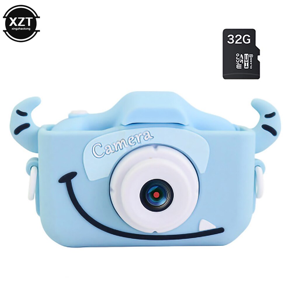 X8 2.0 Inch Screen Kids Video Camera Mini Digitale 12MP Foto Kinderen 2000W Hd Camera Oplaadbare Lithium Batterij Speelgoed: WHITE