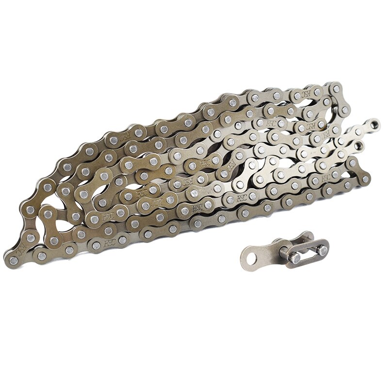 Rant MAX 410 Single Speed Bike Chain - 1/2x1/8 Chrome Steel, Heat