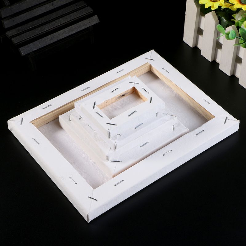 Mini Natural Wood Cotton Easel Frame Display Holder For Art Painting Wedding Party Craft M0XB