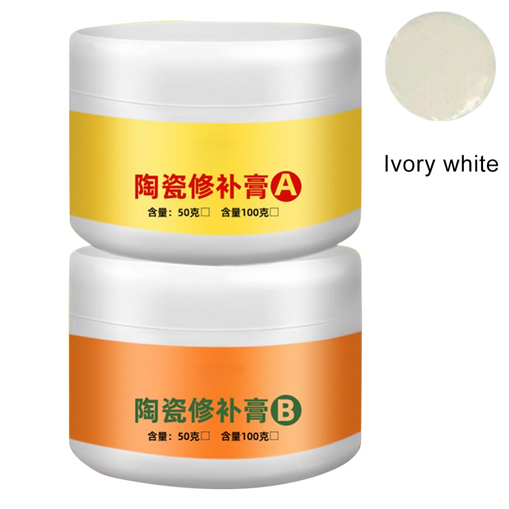 Tile Repair Agent Paste Tub Repair Kit White Tile Shower Repair Kit for Fiberglass Porcelain Ceramic Fix Crack TP: Lily