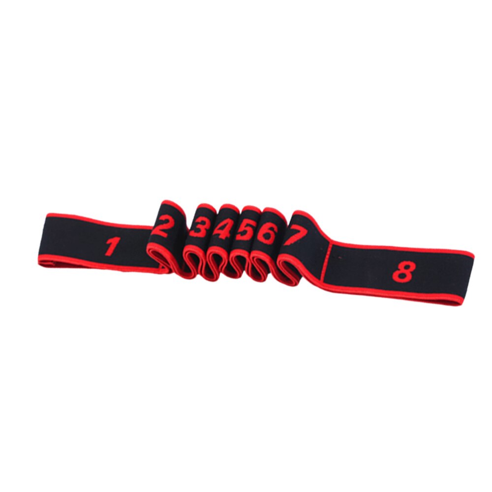 Yoga Stretch Riem Multi Functionele Fitness Elastische Band Draagbare Yoga Band Voor Mannen (Rood + Balck): Default Title