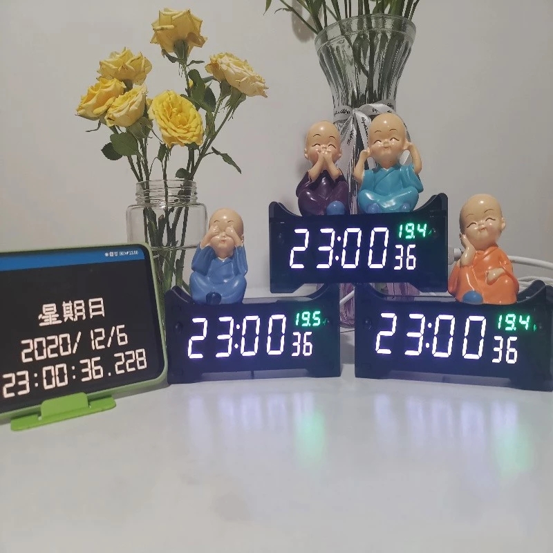 Horloge intelligente Wifi, Service horaire réseau, calibrage automatique de haute précision, prise en charge du réglage du fuseau horaire