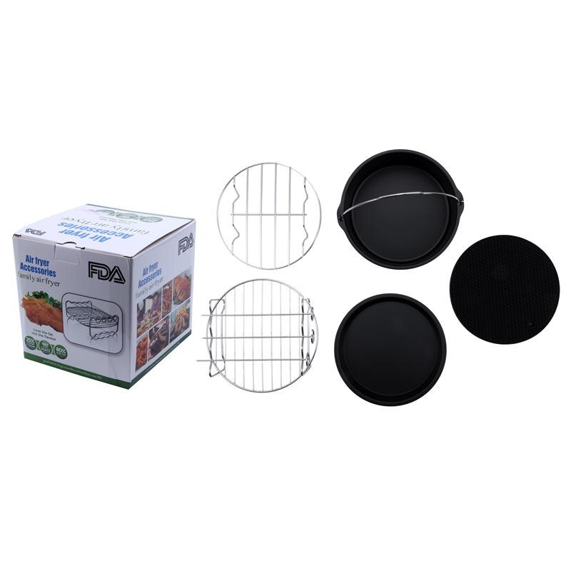 Electric Air Fryer Deep Oven Cooker with Recipe,1300 W, Time and Temperature Display, Touch-Screen Control, Detachable Dishwashe