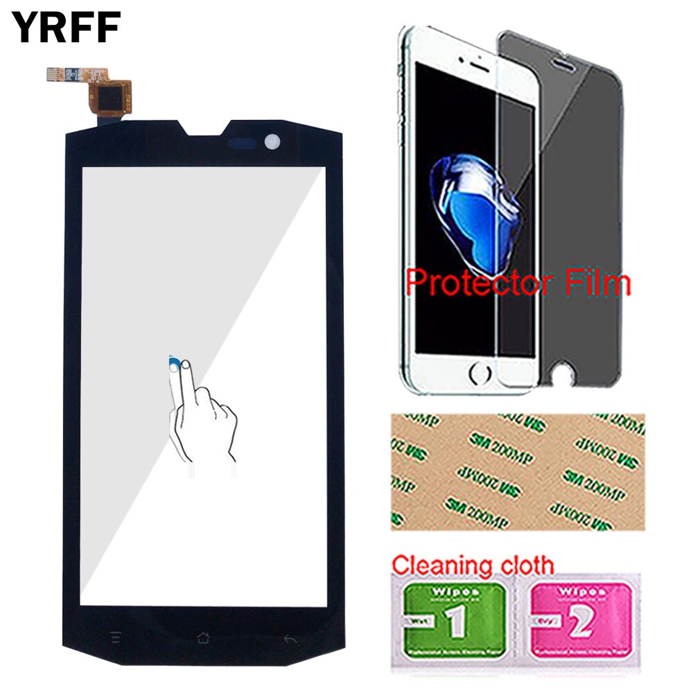 Touch Screen For AGM A8 A8 SE IP68 Touch Panel Touchscreen Digitizer Front Glass Sensor 5.0" 100% Original Repair Protector Film