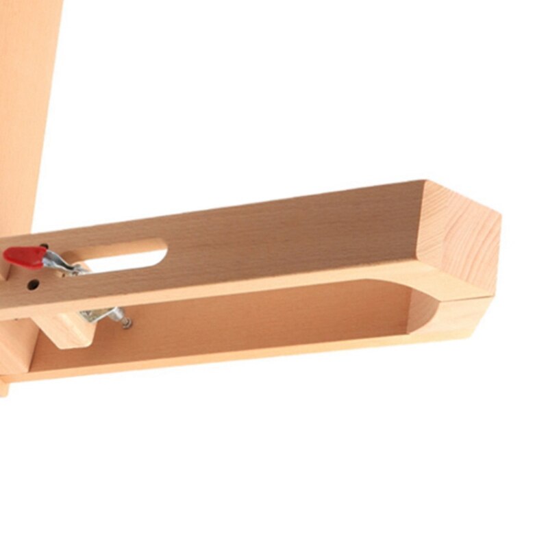 JEYL Hand-Sewn Wooden Clip DIY Hand-Sewn Tool Suture Wooden Clip Beech Leather Wooden Frame Hand-Stitched Clamp