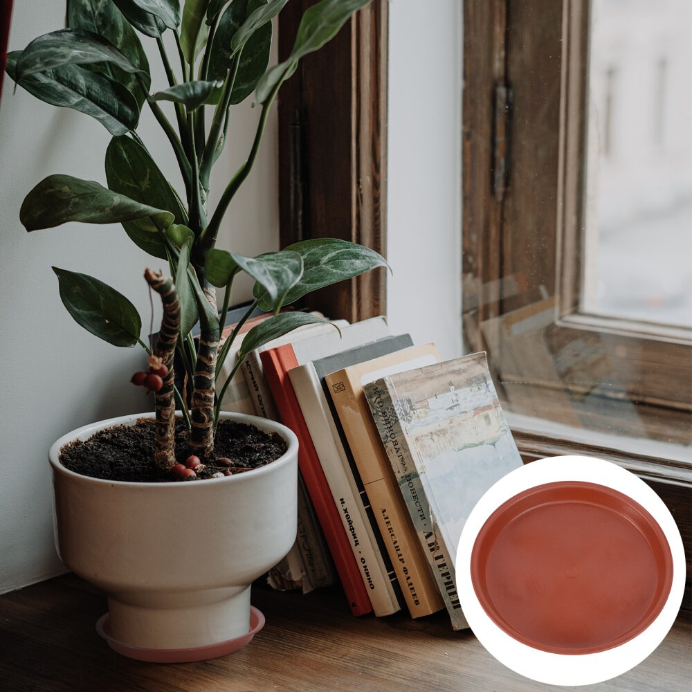 10 Stuks Plastic Bloempot Lekbak Plant Pot Schotel Voor Vleezigheid Planter Tuin Balkon-Type 160 (Rood): Default Title