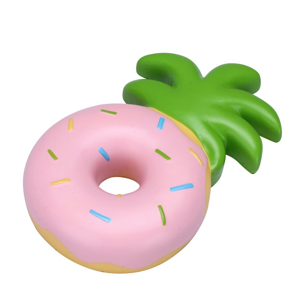 Neue Kreative Ananas Krapfen Squishy Langsam steigend Weichen quetschen Spielzeug Kuchen Duft betonen Linderung für Kind Geburtstag Spaß