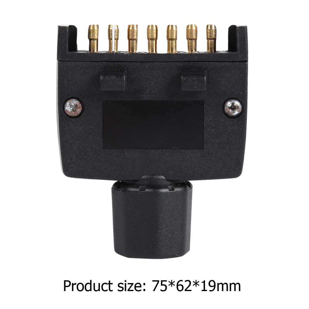 For Caravan Trailer 7 Pin AU Flat Male Trailer Socket Plug Connector Adapter Provide Connection of Brake Tail Lamp