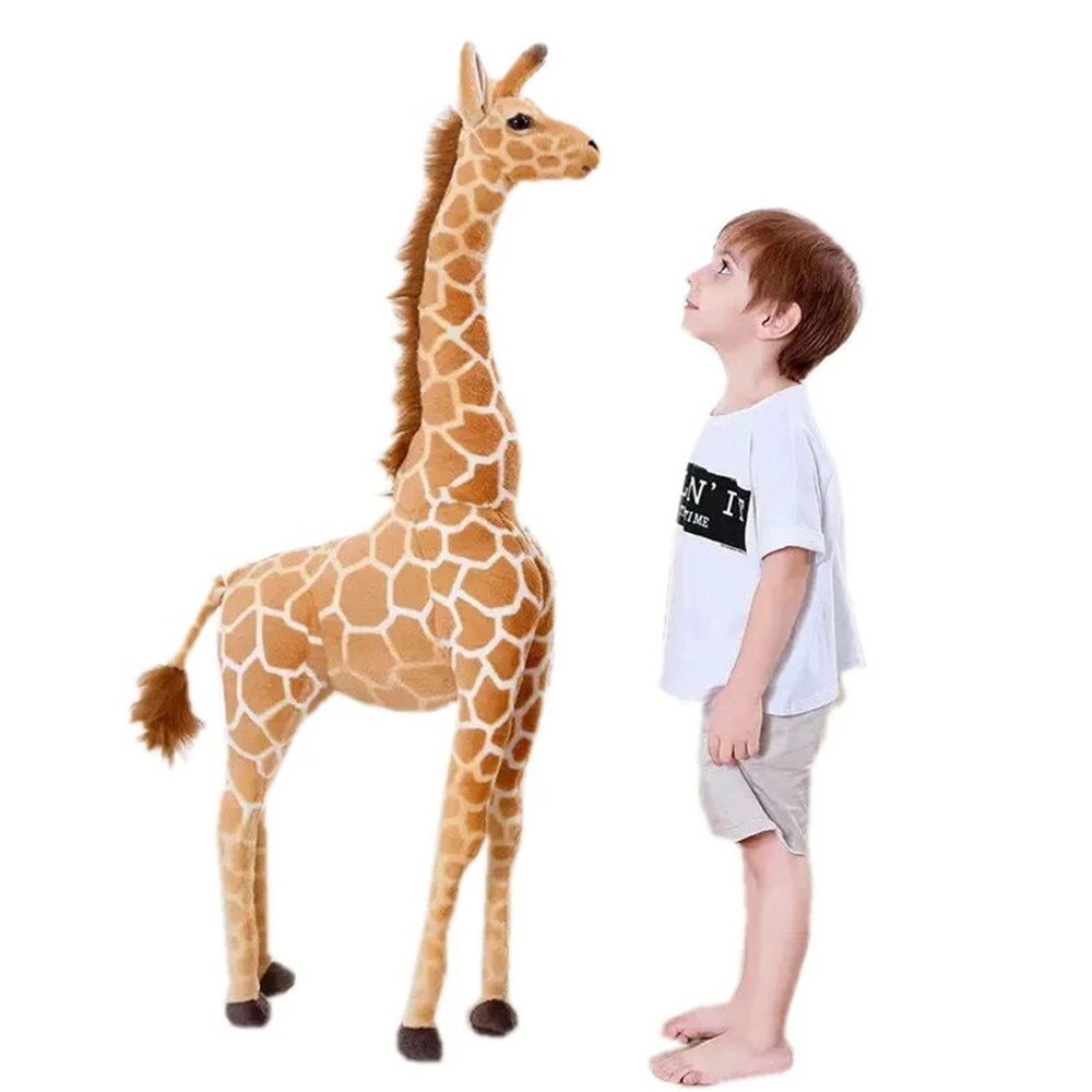 Big Size Pluche Giraffe Soft Gevulde Levensechte Dieren Giraffen Zachte Pop Home Decor Kids